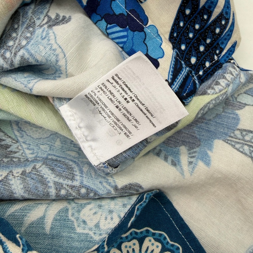 🌊 FARM Rio Surf Button-down‎ Shirt XS - Picture 8 of 14